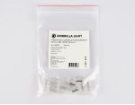 Соединитель прямой для светодиодной ленты COB 8mm 12/24V (2 конт.) GS6351 (10шт) Ambrella GS6351 GS
