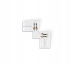 Соединитель угловой L для светодиодной ленты 2835 12/24V (2 конт.) GS6501 (10шт) Ambrella GS6501 GS