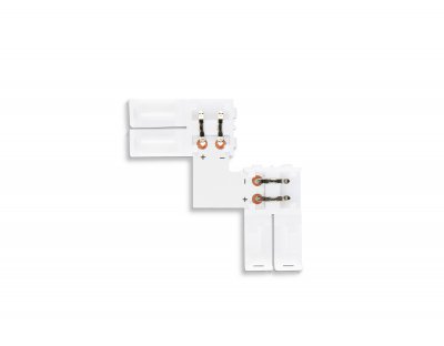 Соединитель угловой L для светодиодной ленты 5050 12/24V (2 конт.) GS6551 (10шт) Ambrella GS6551 GS