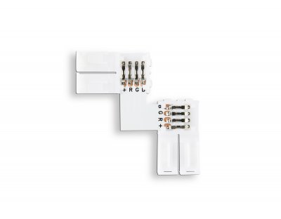 Соединитель угловой L для светодиодной ленты 5050 12/24V (4 конт.) GS6701 (10шт) Ambrella GS6701 GS Соединитель угловой L для светодиодной ленты 5050 12/24V (4 конт.) GS6701 (10шт) Ambrella GS6701 GS