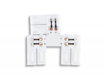 Соединитель T для светодиодной ленты 2835 12/24V (2 конт.) GS6901 (5шт) Ambrella GS6901 GS