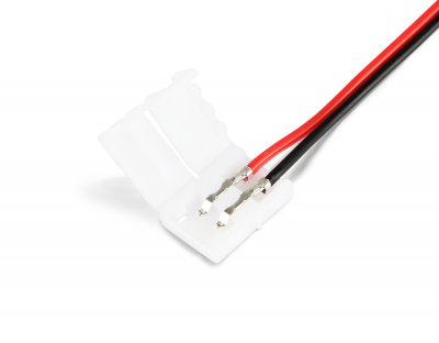 Соединитель гибкий односторонний для светодиодной ленты 2835 12/24V (2 конт.) 150 мм GS7051 (10шт) Ambrella GS7051 GS Соединитель гибкий односторонний для светодиодной ленты 2835 12/24V (2 конт.) 150 мм GS7051 (10шт) Ambrella GS7051 GS