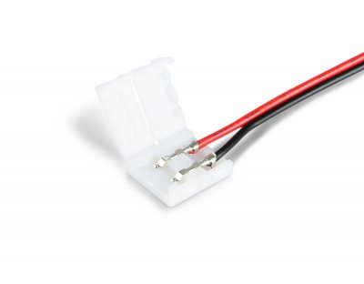 Соединитель гибкий односторонний для светодиодной ленты 5050 12/24V (2 конт.) 150 мм GS7101 (10шт) Ambrella GS7101 GS