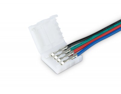 Соединитель гибкий односторонний для светодиодной ленты 5050 12/24V (4 конт.) 150 мм GS7251 (5шт) Ambrella GS7251 GS Соединитель гибкий односторонний для светодиодной ленты 5050 12/24V (4 конт.) 150 мм GS7251 (5шт) Ambrella GS7251 GS