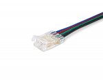 GS7411 Соединитель гибкий односторонний COB RGB 12/24V для лент 10mm (4 конт.) (5шт)