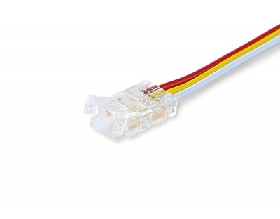 GS7911 Соединитель гибкий двухсторонний COB CCT 12/24V для лент 8mm (3 конт.) (5шт)