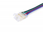 GS7921 Соединитель гибкий двухсторонний COB RGB 12/24V для лент 10mm (4 конт.) (5шт)
