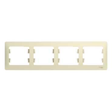 SE Glossa Беж Рамка 4-я, горизонтальная (GSL000204)
