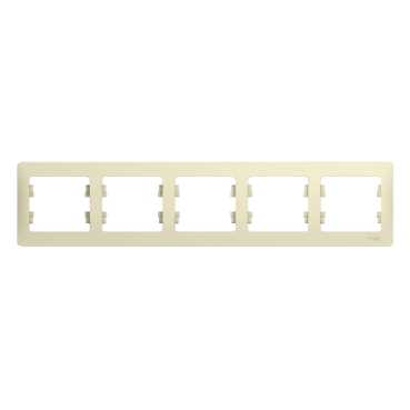 SE Glossa Беж Рамка 5-я, горизонтальная (GSL000205)