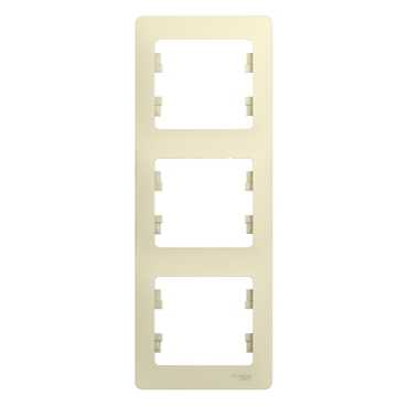 SE Glossa Беж Рамка 3-я, вертикальная (GSL000207)