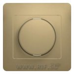 SE Glossa Титан Светорегулятор (диммер) универсальный, 600Вт/ВА (в сборе с рамкой) (GSL000436)