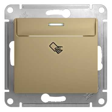SE Glossa Титан Выключатель карточный, сх.6 (GSL000469)