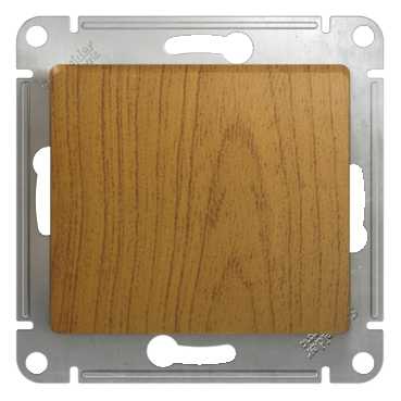 SE Glossa Дерево Дуб Выключатель 1-клавишный, сх.1 (GSL000511)