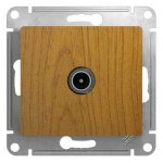 SE Glossa Дерево Дуб TV Розетка проходная 4DB (GSL000592)