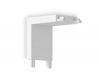 Коннектор угловой внутренний для накладного шинопровода Magnetic Ultra Slim Ambrella GV1103 GV