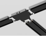 Коннектор T-образный для накладного шинопровода Magnetic Ultra Slim Ambrella GV1122 GV
