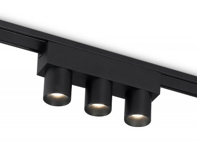 Светильник светодиодный трековый для шинопровода Magnetic Ultra Slim Ambrella GV1504/3 BK черный IP20 6W 4200K 48V 24° 122*26*55