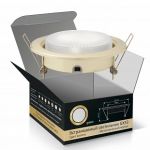 Светильник Gauss H4 GX53 38*106 золото б/л GX 424103000