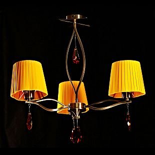 Светильник люстра Brizzi Geltrude BX 03203/3 Bronze Cream Светильник люстра Brizzi Geltrude BX 03203/3 Bronze Cream