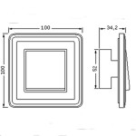 Gira ClassiX Art Латунь/Латунь Рамка 1-ая (G211671)