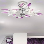 Люстра фиолетовая Globo 63167-4 Giulietta