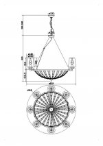 Подвесной светильник Maytoni Maytoni H021PL-08CH Pantheon
