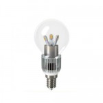 Лампа Gauss LED Globe-dim Crystal Clear 5W E14 4100K диммируемая (HA105201205-D)