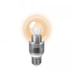 Лампа Gauss LED P45 Globe Crystal clear 5W E27 2700K HA105202105-D