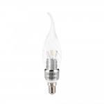 Лампа Gauss LED Candle Tailed Special Crystal clear 5W E14 4100K диммируемая (HA133201205-D)
