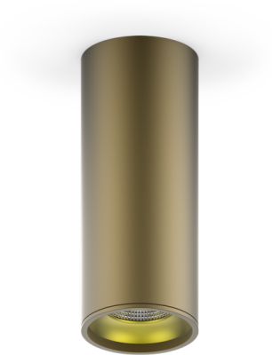 LED светильник накладной HD002 12W (кофе золото) 3000K 79x200,900лм (HD002)