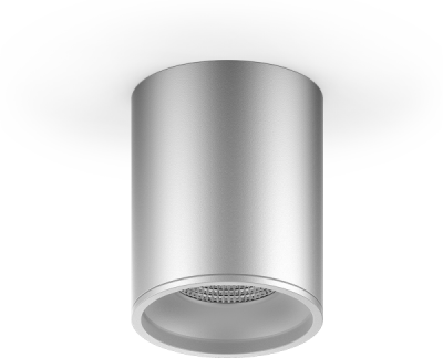 LED светильник накладной HD003 12W (хром сатин) 3000K 79x100,900лм (HD003)