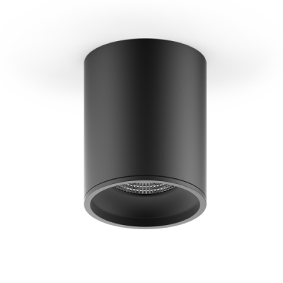 LED светильник накладной HD007 12W (черный) 4100K 79x100,920лм (HD007)