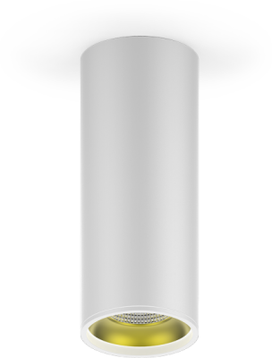 LED светильник накладной HD012 12W (белый золото) 3000K 79x200,900лм (HD012)