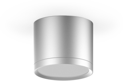 LED светильник накладной с рассеивателем HD021 10W (хром сатин) 3000K 88х75,700лм (HD021)