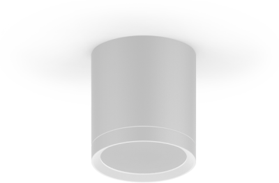 LED светильник накладной с рассеивателем HD022 6W (белый) 4100K 68х75,420лм (HD022)
