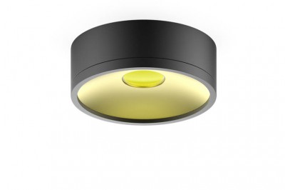 LED светильник накладной HD026 12W (черный/золото) 3000K 140х50,770лм (HD026)