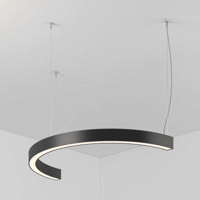 Светильник HEMICYCLE полукруг подвесной D600 H45 B45 LED 14W Estetta HEMICYCLE-60-14-WH-NW Светильник HEMICYCLE полукруг подвесной D600 H45 B45 LED 14W Estetta HEMICYCLE-60-14-WH-NW