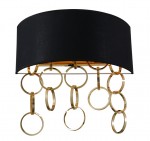 Светильник настенный бра Crystal lux HILTON AP2 GOLD 1980/402