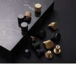 Ручка-кнопка HK002 brass