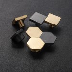 Ручка-кнопка HK006 brass