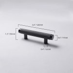 Ручка-скоба HK011 10.2 cm black