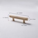 Ручка-скоба HK011 10.2 cm brass