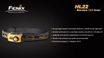 Фонарь Fenix HL22R4 серый