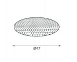 Honeycomb filter for downlights сетчатый фильтр для светильников Italline