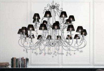 Подвесной светильник Masiero ILCRISTALLO 24 Cromo Lucido CR Подвесной светильник Masiero ILCRISTALLO 24 Cromo Lucido CR