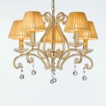 Подвесной светильник Masiero ILCRISTALLO 5 Oro Lucido SW