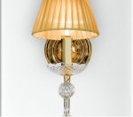 Настенный светильник Masiero ILCRISTALLO A1 Oro Lucido SW