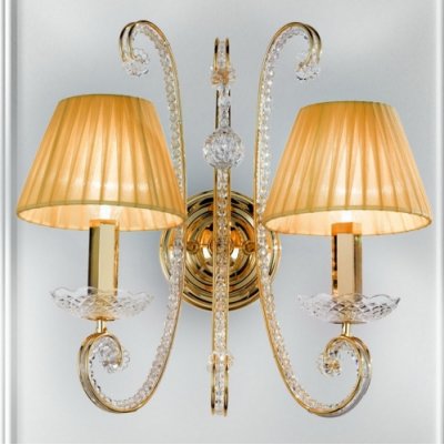 Настенный светильник Masiero ILCRISTALLO A2 Oro Lucido SW Настенный светильник Masiero ILCRISTALLO A2 Oro Lucido SW