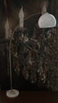 Торшер изогнутый Arte lamp A5822PN-1SS GOLIATH