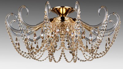 

Светильник Crystal lux IMPERIA PL6 GOLD/AMBER, IMPERIA PL6 GOLD/AMBER
